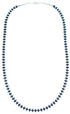 Hematite Genuine Sterling Silver Southwest Bead Necklace SX114600